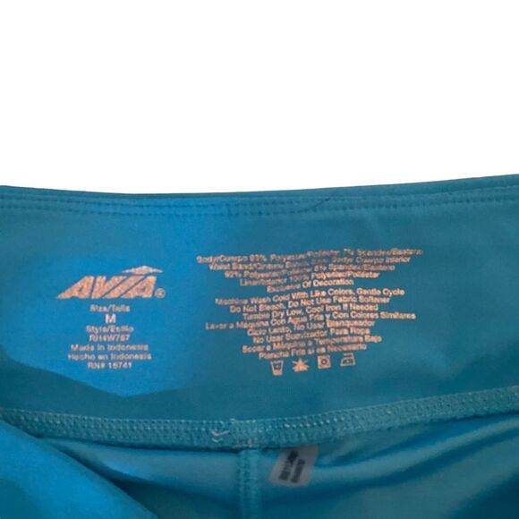 Avia blue athletic shorts built in biker shorts medium - Picture 3 of 4